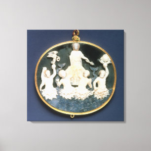 Impressão Em Tela Cameo que comemora a vitória naval de