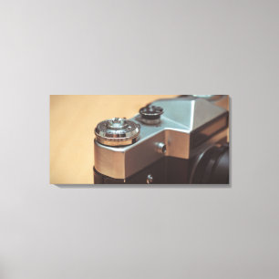 Impressão Em Tela Câmera Vintage