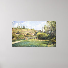 Impressão Em Tela Camille Pissarro A Cowherd em Valhermeil, Auvers-s