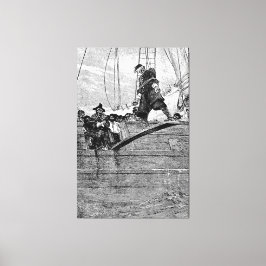 Impressão Em Tela Caminhando pela prancha