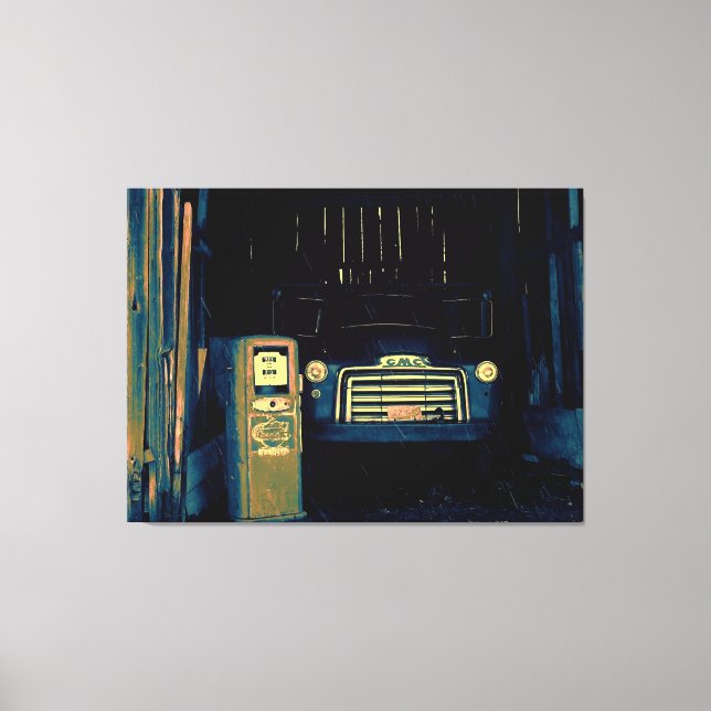 Impressão Em Tela Caminhão GMC Antigo (Frente)