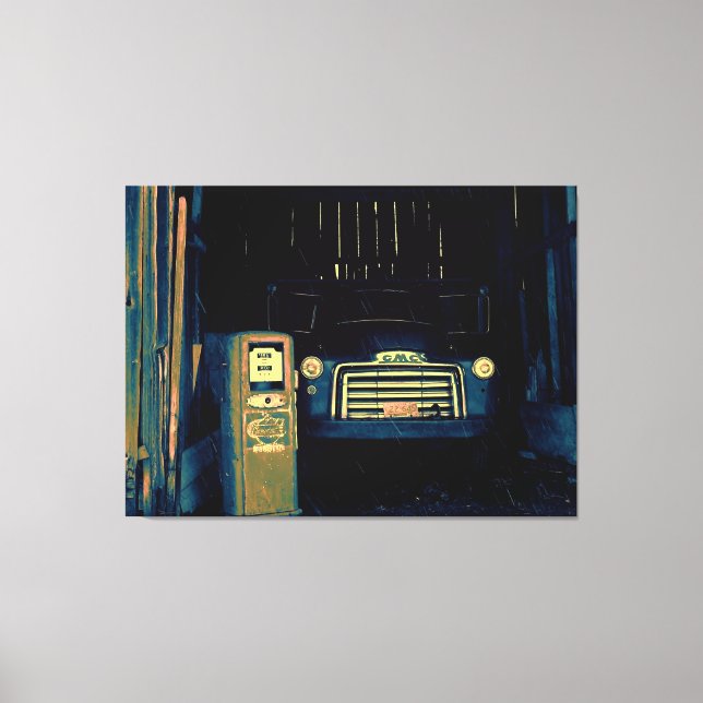 Impressão Em Tela Caminhão GMC Antigo (Frente)