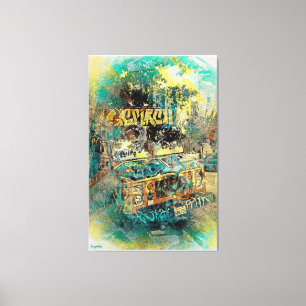 Impressão Em Tela Caminhão Missiondistrict San Francisco dos