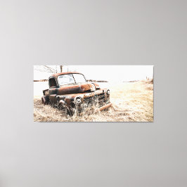 Impressão Em Tela Caminhão rendido ao tempo