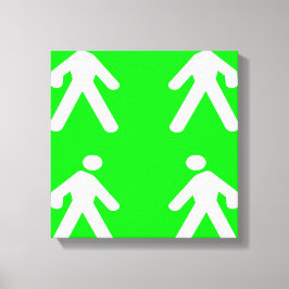 Impressão Em Tela Caminhe no verde