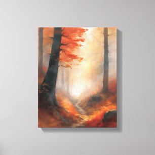 Impressão Em Tela Caminho da Floresta Encantada