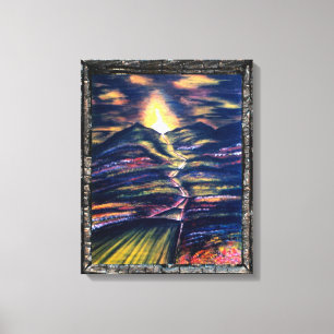 Impressão Em Tela Caminho da vida