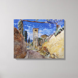 Impressão Em Tela Caminho de Vinha Italiano em Lucca