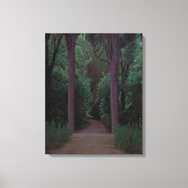 Impressão Em Tela Caminho num Parque (por Santiago Rusiñol)