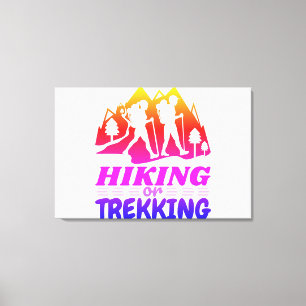 Impressão Em Tela Caminho ou Trekking