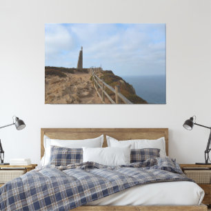 Impressão Em Tela Caminho para a Névoa. Cabo da Roca
