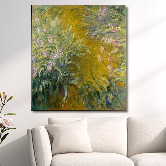 Impressão Em Tela Caminho pelos irlandeses, Monet (Criador carregado)