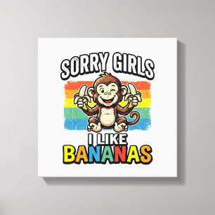 Impressão Em Tela Camisa de Design de Gravura Vintage de Banana de M