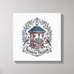 Impressão Em Tela Camisa Patriótica Com Gráfico Vetorial De Comedour