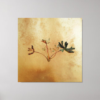 Impressão Em Tela Camisa Tri-Blend Delphinium,Flores