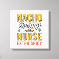 Camisa Vintage Nacho Average Nurse Extra Spicy Des