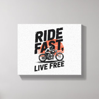 Impressão Em Tela Camiseta Bicicleta Rápida ao Vivo Livre