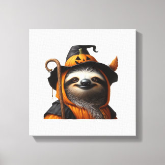 Impressão Em Tela Camiseta Clássica do Halloween da Preguiça