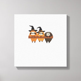 Impressão Em Tela Camiseta Essencial Preguiça de Halloween