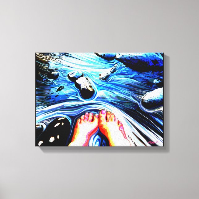 Impressão Em Tela Campanha Red Mountain n.o 1 (Frente)