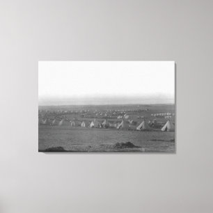 Impressão Em Tela Campo da Cavalaria 7 em Pine Ridge