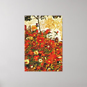 Impressão Em Tela Campo das flores - Egon Schiele