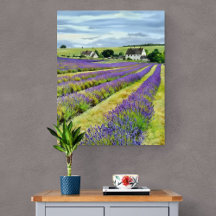 Campo de Lavanda & Arte da Natureza