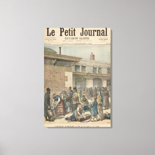 Impressão Em Tela Campo de refugiados judaico