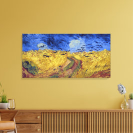 Impressão Em Tela Campo de trigo com corvos | Van Gogh |