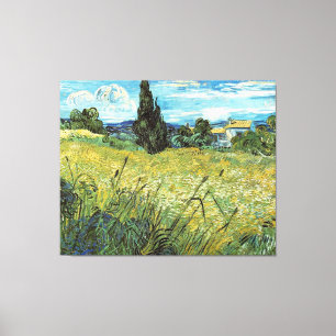Impressão Em Tela Campo de trigo verde Vincent van Gogh
