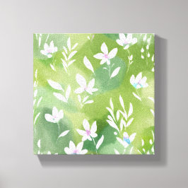 Impressão Em Tela Campos de Flores Brancas | Floral Elegante de Prim