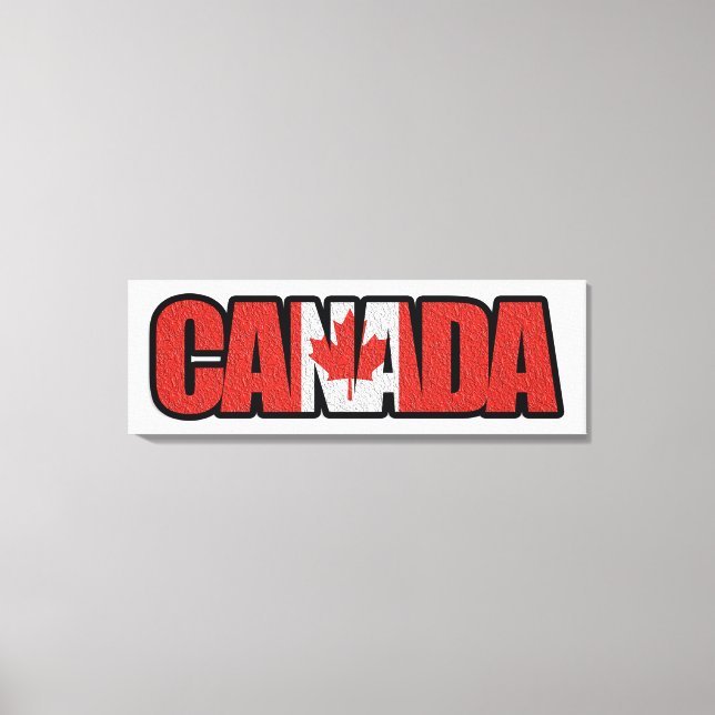 Impressão Em Tela Canadá (Frente)