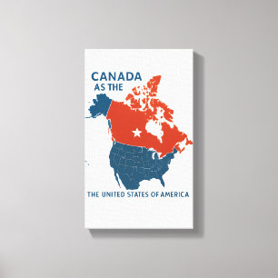 Impressão Em Tela Canadá 51ruas? - Arte De Parede Política Negrito  