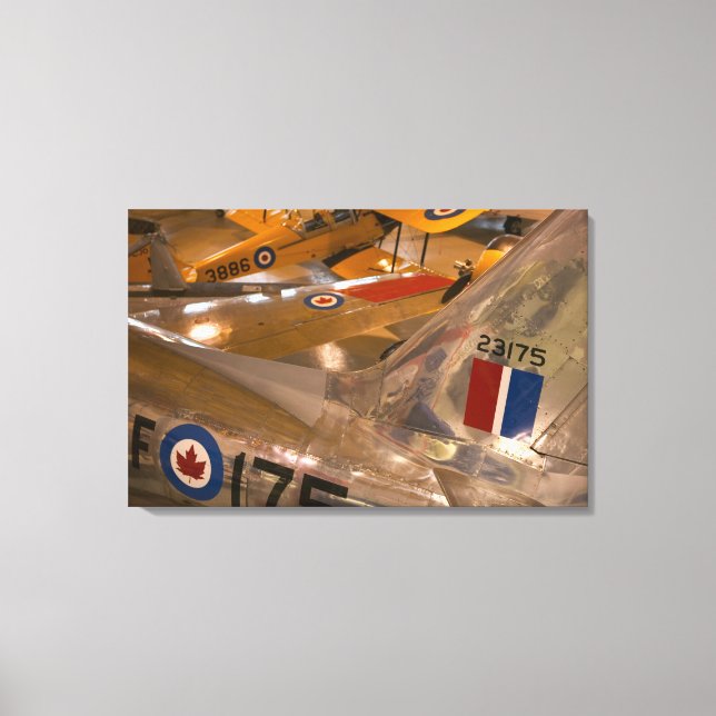 Impressão Em Tela Canadá, Alberta, Calgary: Museu Aero Espacial de (Frente)