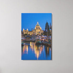 Impressão Em Tela Canadá, Colúmbia Britânica, Vitória, Interior