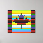 Impressão Em Tela Canadá Maple Leaf Pop Art<br><div class="desc">Canada Maple Leaf Pop Art. Design está disponível em outros produtos.</div>