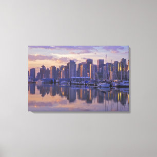 Impressão Em Tela Canadá, Vancouver, Colúmbia Britânica. Vancouver