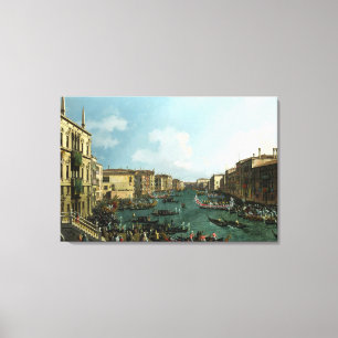 Impressão Em Tela Canal Grande de Veneza Canaletto Pintura a Óleo 16