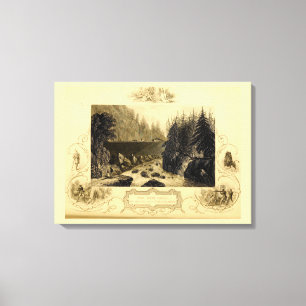 Impressão Em Tela Canal Histórico do Erie Bicentenário