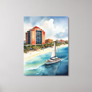 Impressão Em Tela Cancelar arte de aquarela