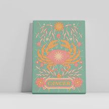Cancer Celestial Zodiac Pastel Sonha Artes de Pare