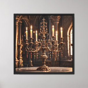 Impressão em tela (Candelabro)