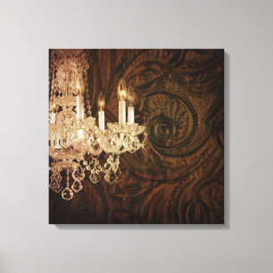 Impressão Em Tela Candelabro primitivo boémio do país ocidental