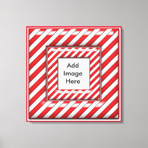 Impressão Em Tela Candy Cane Frame