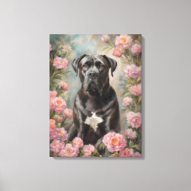 Impressão Em Tela Cane Corso Italiano Mastiff (Frente)