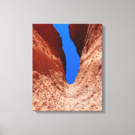 Impressão Em Tela Cânion Mojave – Céu Desértico Vertical