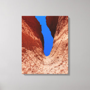 Impressão Em Tela Cânion Mojave – Céu Desértico Vertical