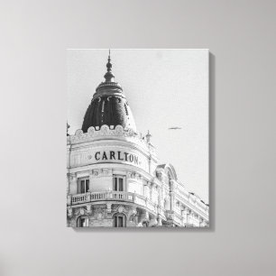Impressão Em Tela Cannes criou uma foto do hotel Carlton