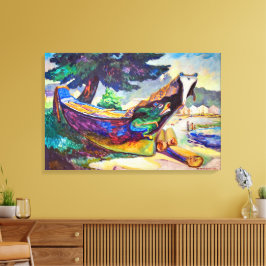 Impressão Em Tela Canoa de Guerra Indígena | Emily Carr |