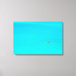 Impressão Em Tela Canoa descartável na tela de desenho Bora Bora Bor